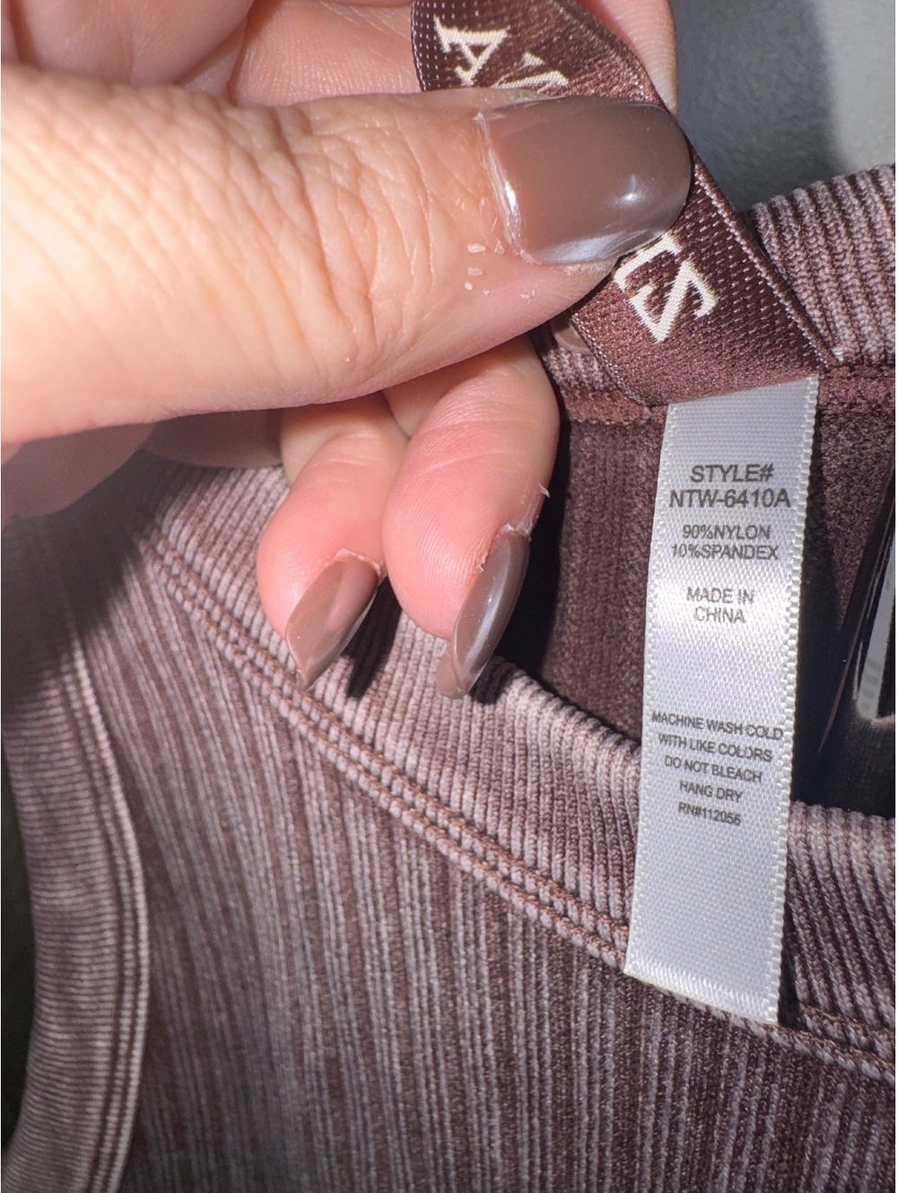 Zenana Ribbed Washed Seamless Tank - Picture 4 of 4